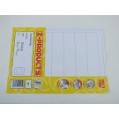 Ordnerrückenschild schmal/kurz, Weiß