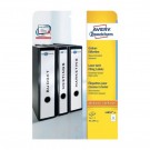 Ordnerrückenschild breit/lang, Weiß