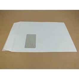 Versandtasche DIN C4 m. Fenster,Papprücken