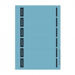 Ordnerrückenschild schmal/kurz, Blau