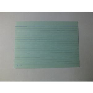 Karteikarten DIN A5, Liniert, Blau