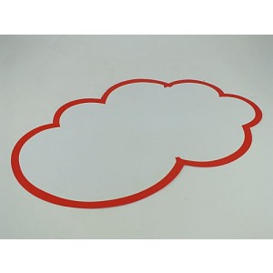 Moderationskarten Wolke (Groß)