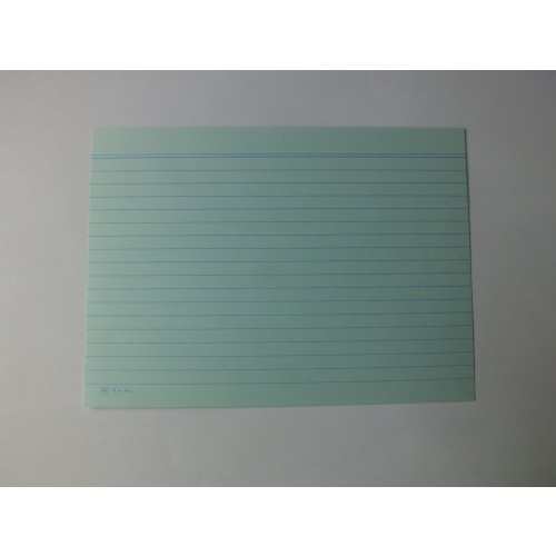 Karteikarten DIN A5, Liniert, Blau