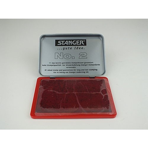 Stempelkissen 7 x 11cm Rot