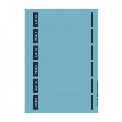 Ordnerrückenschild schmal/kurz, Blau